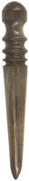 BESTCYC - Juego de 2 herramientas de madera de ébano negro para pulir cuero, madera maciza - Arteztik
