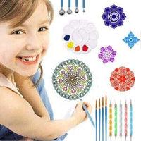 Juego de 36 herramientas de pintura de puntos, kit de herramientas de punto, plantilla de mandala, kit de herramientas de pintura de bricolaje, juego de herramientas de pintura para repujado de arcilla, esculpir arte de uñas - Arteztik
