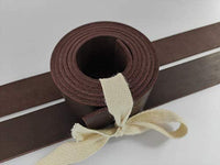 Correa de piel auténtica de 8.01 oz, tira de piel, correa de piel, correa de piel natural en blanco. 51-55 pulgadas. (Marrón, 3/4 pulgadas (0.787 in.)) - Arteztik
