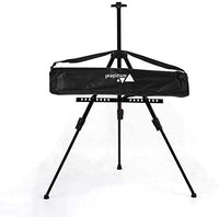 Amzdeal - Soporte de trípode portátil de aluminio para dibujar, diseño de dibujo y dibujo, 4.9 ft, incluye bolsa de transporte, Negro - Arteztik
