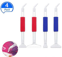 Bolígrafo de punta de perforación con punta de diamante para pintura con diamantes de imitación, kit de accesorios, regalo ideal para adultos (4 bolígrafos con 4 empuñaduras suaves) - Arteztik
