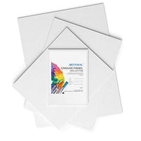 GOTIDEAL - Paneles de lona multicolor, 5 x 7 pulgadas, 8 x 10 pulgadas, 9 x 12 pulgadas, 11 x 14 pulgadas, juego de 28, blanco imprimado profesional, 100% algodón, tablas de lienzo para pintura, pintura acrílica, pintura al óleo en seco y mojado - Arteztik
