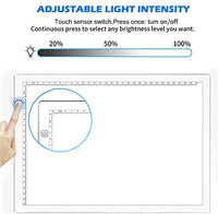 DONPODER 2G A4 caja de luz para trazado y dibujo con marco resistente Duarable, almohadilla de luz regulable para pintura de diamante, cuadro de luz, cuadro de luz para dibujar animación Stencilling - Arteztik
