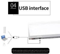A4 – 0.157 in Portátil LED caja de luz Tracer, ajustable almohadilla de luz para la localización, para DIY 5D Diamond Painting, tabla de copia para artistas dibujo - Arteztik
