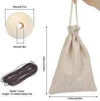 WOWOSS 600 piezas de perlas de madera natural, 6 tamaños sin terminar, cuentas de madera sueltas, cuentas de madera redondas, surtidas, bolas de madera redondas para manualidades, joyería, decoración del hogar, 6/8/10/12/14/0.630 in - Arteztik
