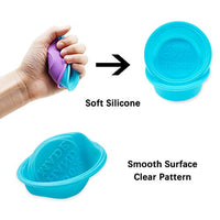 QumenEY 14 moldes de jabón de silicona antiadherentes, de grado alimentario, redondo, ovalado, suministros para hacer jabón hecho en casa, magdalenas, magdalenas, molde para hornear (colores mezclados) - Arteztik
