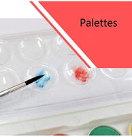 S & E Teacher EDITION - Juego de pintura para acuarela, almohadilla para acuarelas + 24 tubos de pintura de color + 10 pinceles + paleta de pintura, kit de arte para adultos, principiantes o estudiantes avanzados. - Arteztik
