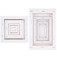 URATOT 8 piezas de lienzo en blanco para artistas, varios tamaños, varios paneles de lienzo, creativos paneles de pintura en blanco acrílico, pintura al óleo, tabla de acuarela para pintar - Arteztik
