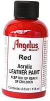 Angelus Pintura acrílica 4 oz. (Rojo) - 5 Pack - Arteztik
