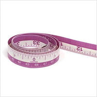 Dritz 843 Cinta métrica, 5/8" x 36", blanco y rosa - Arteztik
