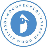 Woodpeckers - Varillas de madera de abedul (1/2 x 18 pulgadas), 25 varillas de madera sin terminar para manualidades y proyectos de bricolaje - Arteztik
