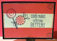 Los sellos de la vida candy2share sellos transparentes para tarjetas y álbumes de recortes (4 x 6 inch hoja) por Stephanie Barnard – Candy y refranes a juego - Arteztik
