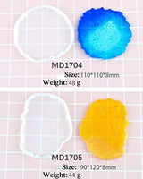 Moldes de resina, moldes de silicona de fundición, posavasos de silicona, moldes de resina epoxi de resina de fundición de arte para bricolaje moldes de copa de Año Nuevo regalo para niña y niño - Arteztik
