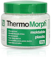 Pellets de plástico moldeable ThermoMorph, reutilizables, reutilizables, térmicas, plegables, ideales para esculpir y manualidades, perfectos para dientes falsos y afilados de Cosplay, 8.8 onzas - Arteztik
