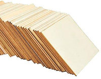 Recortes cuadrados de madera para manualidades, cuadrados de madera (4 x 4 pulgadas, 36 piezas) - Arteztik
