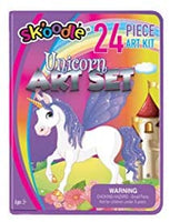 24 Pieces Art Set Mini-Pirate & Mini-Space Educational Art Set - for Drawing, Painting & More in a Compact, Portable Case | Professional Art Kit for Kids, Teens & Adults | Pack of 2 - Ages 6-12 - Arteztik
