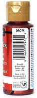 Pintura acrílica DecoArt Dazzling Metallics de 2 onzas de color rubí real - Arteztik
