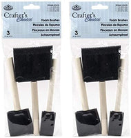 ROYAL BRUSH RFOMW-3P Cepillo de espuma, paquete de 3 - Arteztik
