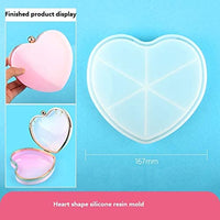 Juego de moldes para hacer bolsas de bricolaje dinámico líquido Quicksand bolsa molde kit bolso de silicona resina molde artesanía UV claro Shaker embrague (redondo) - Arteztik
