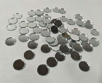 Azulejos de cristal redondos de mosaico para espejos, manualidades con espejo de cristal, círculo real, espejo de mesa, mosaico de espejo redondo - Arteztik
