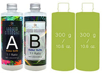 Kit de silicona para hacer moldes – goma de silicona translúcida líquida para hacer moldes de silicona – Relación de mezcla fácil 1:1 de silicona para moldes de resina de bricolaje, fundición, fabricación de joyas, fabricación manual, manualidades – 21.16 - Arteztik
