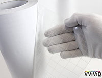 Alto Brillo Transferencia de vinilo transparente rollo de papel autoadhesiva W/Red respaldo 3 mil - Arteztik
