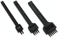 Yang Yao - Kit de herramientas de punzonado de cuero, 18 piezas de costura de trabajo de costura de trabajo de costura de la silla de montar Groover de cuero artesanía DIY herramienta - Arteztik
