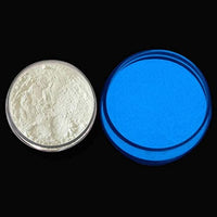 Polvo fluorescente CRUSEA que brilla en la oscuridad, superbrillante, brilla en la oscuridad, pigmento en polvo, uso en resina, difuminar, pinturas, revestimientos, polvo acrílico 50 g (1.7 oz)/bolsa (verde azulado) - Arteztik

