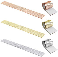 Yookat 2880 pegatinas de espejo cuadradas de cristal para decoración de azulejos de mosaico (plata, oro y oro rosa, 0.197 x 0.197 in) - Arteztik
