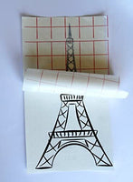Jh-Best Crafts12 pulgadas x 10 pies Papel de transferencia en rollo con rejilla: alineación perfecta de vinilo autoadhesivo Cameo o Cricut para calcomanías, letreros, paredes, ventanas y otras superficies lisas. - Arteztik
