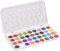 TBC The Best Crafts juego de pintura de acuarela de 36 colores, juego de sartenes de acuarela portátil de viaje con pincel de pintura, tarta de acuarela de calidad estudiantil para niños - Arteztik
