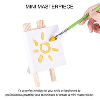 PH Pandahall 12 piezas Mini paneles de lona estirada Mini de 3" x 3" Panel de lona para pintar manualidades dibujo - Arteztik

