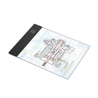 Aibecy - Almohadilla de luz LED A5 para tableta, con 3 niveles de brillo ajustable para trazar dibujos, copiar, ver manualidades, manualidades y pintura de diamante - Arteztik
