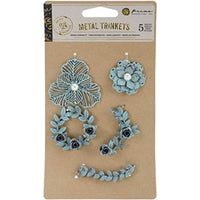 Prima Marketing 655350584924 metal pátina Abalorios Flores y vides Scrapbooking de adornos - Arteztik
