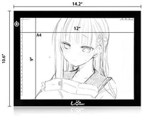 Caja de luz LED portátil A4, LITENERGY Light Pad USB Power LED Artcraft Tracing Light Table para artistas, dibujo, bocetos, animación - Arteztik

