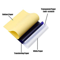 Papel de transferencia de tatuajes – Anghie 35 hojas de tatuaje plantilla de papel 8 1/2 pulgadas x 11 pulgadas DIY tatuaje papel de rastreo para tatuaje transferencia máquina suministros de tatuajes - Arteztik
