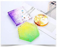 Yahpetes - Juego de 3 moldes redondos de resina epoxi para posavasos - Arteztik
