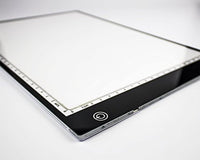 A4 ultra delgado portátil LED caja de luz Tracer USB cable de alimentación regulable brillo LED Artcraft Tracing Light Pad para artistas dibujo dibujo dibujo animación Stencilling X-rayViewing - Arteztik
