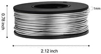 Alambre de aluminio de 75 pies | Oro de 0.039 in de alambre de cuentas de metal a granel para la fabricación de joyas y manualidades - Arteztik
