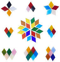 Azulejos de mosaico de vidrio con formas y colores mezclados piezas de vidrio para manualidades - Arteztik
