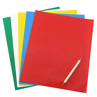 NX Garden 10 piezas de papel de transferencia de 5 colores con 1 patrón de transferencia de lápiz en tela, tela, lona, papel para coser en el hogar, pintura de punto de cruz, 11 x 9 pulgadas - Arteztik
