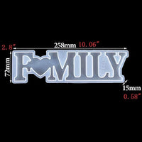 Thanksky - Moldes de resina de cristal, diseño único con letras de cristal, para decoración de interiores, decoración del hogar, arte de pared, para colgar en la pared (mezcla) - Arteztik
