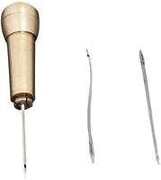 27 piezas de herramientas de mano de cuero para costura a mano, para costura de puntos, punzonado, costura de agujas, cunas de dedos, principiantes, profesionales de cuero, bricolaje - Arteztik

