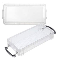 BTSKY Caja de lápices de gran capacidad, organizador de suministros de oficina, caja de almacenamiento de pinceles, lápices de pintura, caja de almacenamiento de acuarela, contenedor de bolígrafos, herramientas de dibujo (6 unidades) - Arteztik
