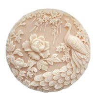 Moldes de jabón de silicona para jabón de pavo real para hacer jabón moldes de silicio para jabones, manualidades, jabón hecho a mano, vela de yeso, molde de resina (9) - Arteztik
