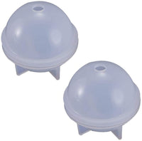 Milisten 10 moldes redondos de silicona epoxi de resina para hacer joyas, velas, jabón, bombas de baño, manualidades, 0.787 in - Arteztik
