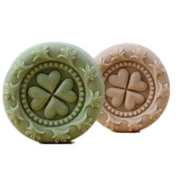 Molde redondo de silicona para jabón, diseño de corazón, hecho a mano, para decoración de tartas de chocolate - Arteztik
