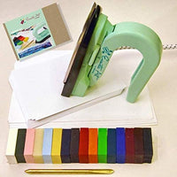 Set de arte enzústico para principiantes de pintura de hierro, bloques de cera, tarjetas, herramienta de escritura - Arteztik
