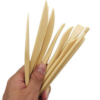 Herramientas para esculpir arcilla de cerámica AIFUDA, 22 herramientas de tallado de cerámica con mango de madera, raspador de metal y herramientas de moldeo de arcilla de plástico, para escultura de cerámica de arcilla de corte de sangría - Arteztik
