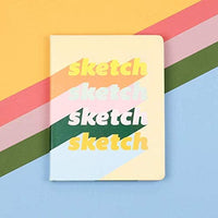 Cuaderno de bocetos de piel vegana de Denik, de 7 x 9 pulgadas, con 88 páginas en blanco - Arteztik
